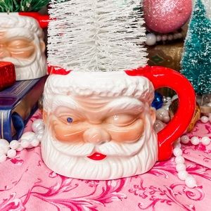 Vintage Santa Mug 1950s